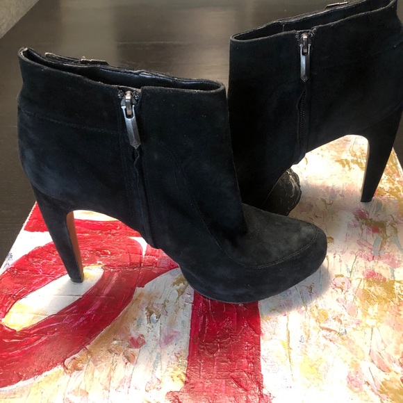 Sam Edelman Suede Booties / Size 10 / 5” platforms - Picture 11 of 13